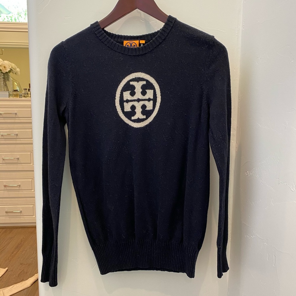 Tory Burch logo sweater